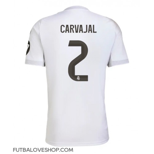 Dres Real Madrid Daniel Carvajal #2 Domáci 2025-26 Krátky Rukáv Dres Real Madrid Daniel Carvajal #2 Domáci 2025-26 Krátky Rukáv